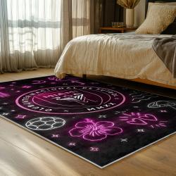 mls inter miami cf soccer team logo sport carpet area rug home decor gift bedroom imcf18