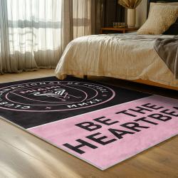 mls inter miami cf soccer team logo sport carpet area rug home decor gift bedroom imcf27