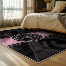 mls inter miami cf soccer team logo sport carpet area rug home decor gift bedroom imcf35