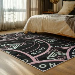 mls inter miami cf soccer team logo sport carpet area rug home decor gift bedroom imcf39