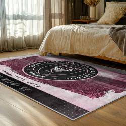 mls inter miami cf soccer team logo sport carpet area rug home decor gift bedroom imcf43