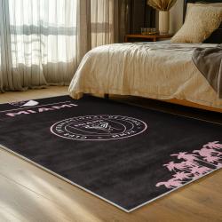 mls inter miami cf soccer team logo sport carpet area rug home decor gift bedroom imcf46