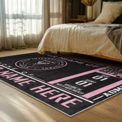 mls inter miami cf soccer team logo sport carpet area rug home decor gift bedroom imcf54