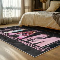 mls inter miami cf soccer team logo sport carpet area rug home decor gift bedroom imcf56