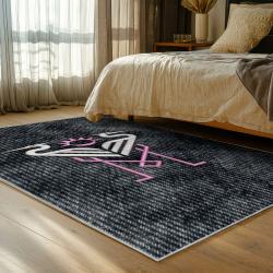 mls inter miami cf soccer team logo sport carpet area rug home decor gift bedroom imcf57