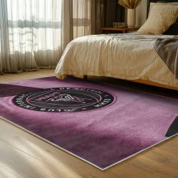 mls inter miami cf soccer team logo sport carpet area rug home decor gift bedroom imcf64
