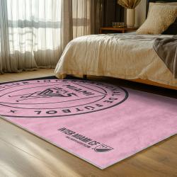 mls inter miami cf soccer team logo sport carpet area rug home decor gift bedroom imcf65