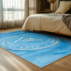 mls inter miami cf soccer team logo sport carpet area rug home decor gift bedroom imcf7