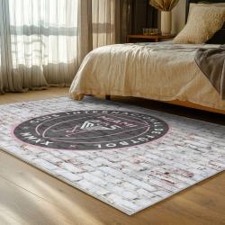 mls inter miami cf soccer team logo sport carpet area rug home decor gift bedroom imcf71