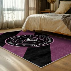 mls inter miami cf soccer team logo sport carpet area rug home decor gift bedroom imcf76