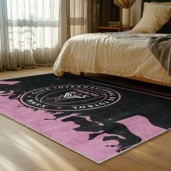 mls inter miami cf soccer team logo sport carpet area rug home decor gift bedroom imcf81