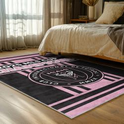 mls inter miami cf soccer team logo sport carpet area rug home decor gift bedroom imcf88
