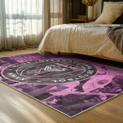 mls inter miami cf soccer team logo sport carpet area rug home decor gift bedroom imcf99