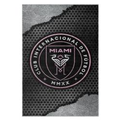 mls inter miami cf soccer team logo sport carpet area rug home decor gift imcf12