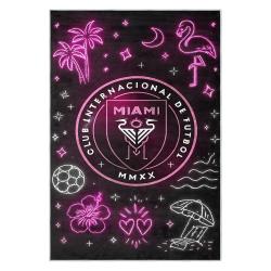 mls inter miami cf soccer team logo sport carpet area rug home decor gift imcf18