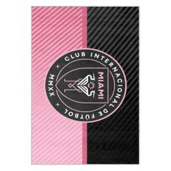 mls inter miami cf soccer team logo sport carpet area rug home decor gift imcf80