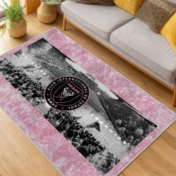 MLS Inter Miami Cf Soccer Team Logo Sport Carpet Area Rug Home Decor Gift IMCF1