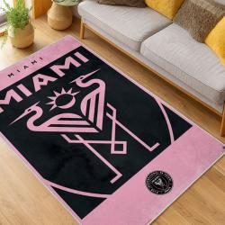 MLS Inter Miami Cf Soccer Team Logo Sport Carpet Area Rug Home Decor Gift IMCF10