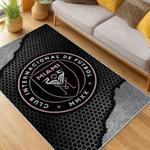 mls inter miami cf soccer team logo sport carpet area rug home decor gift living room imcf12