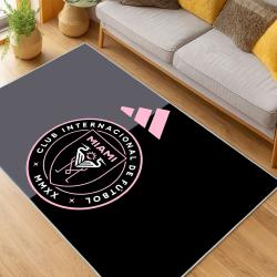 MLS Inter Miami Cf Soccer Team Logo Sport Carpet Area Rug Home Decor Gift IMCF14
