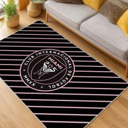 MLS Inter Miami Cf Soccer Team Logo Sport Carpet Area Rug Home Decor Gift IMCF17