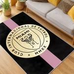 mls inter miami cf soccer team logo sport carpet area rug home decor gift living room imcf2
