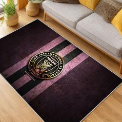 MLS Inter Miami Cf Soccer Team Logo Sport Carpet Area Rug Home Decor Gift IMCF25