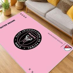 MLS Inter Miami Cf Soccer Team Logo Sport Carpet Area Rug Home Decor Gift IMCF26