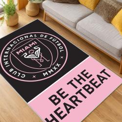 MLS Inter Miami Cf Soccer Team Logo Sport Carpet Area Rug Home Decor Gift IMCF27