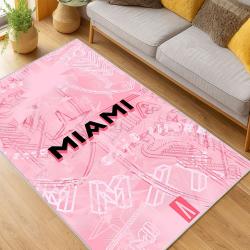 MLS Inter Miami Cf Soccer Team Logo Sport Carpet Area Rug Home Decor Gift IMCF29