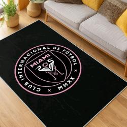 MLS Inter Miami Cf Soccer Team Logo Sport Carpet Area Rug Home Decor Gift IMCF3