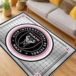 MLS Inter Miami Cf Soccer Team Logo Sport Carpet Area Rug Home Decor Gift IMCF33