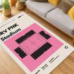 mls inter miami cf soccer team logo sport carpet area rug home decor gift living room imcf36