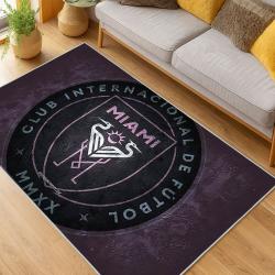 MLS Inter Miami Cf Soccer Team Logo Sport Carpet Area Rug Home Decor Gift IMCF42
