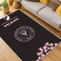 MLS Inter Miami Cf Soccer Team Logo Sport Carpet Area Rug Home Decor Gift IMCF46