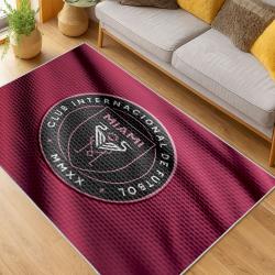 MLS Inter Miami Cf Soccer Team Logo Sport Carpet Area Rug Home Decor Gift IMCF48
