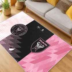 MLS Inter Miami Cf Soccer Team Logo Sport Carpet Area Rug Home Decor Gift IMCF49