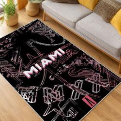 MLS Inter Miami Cf Soccer Team Logo Sport Carpet Area Rug Home Decor Gift IMCF50