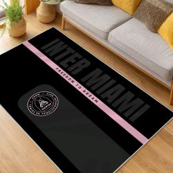 MLS Inter Miami Cf Soccer Team Logo Sport Carpet Area Rug Home Decor Gift IMCF53