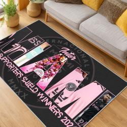 MLS Inter Miami Cf Soccer Team Logo Sport Carpet Area Rug Home Decor Gift IMCF56
