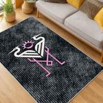 mls inter miami cf soccer team logo sport carpet area rug home decor gift living room imcf57