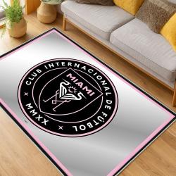 MLS Inter Miami Cf Soccer Team Logo Sport Carpet Area Rug Home Decor Gift IMCF59