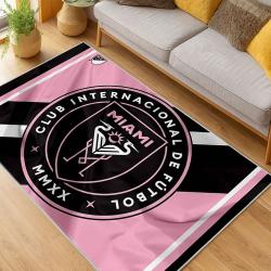 MLS Inter Miami Cf Soccer Team Logo Sport Carpet Area Rug Home Decor Gift IMCF61