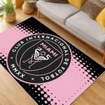 mls inter miami cf soccer team logo sport carpet area rug home decor gift living room imcf68