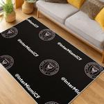 mls inter miami cf soccer team logo sport carpet area rug home decor gift living room imcf72