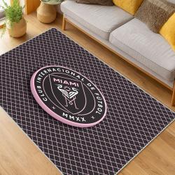 MLS Inter Miami Cf Soccer Team Logo Sport Carpet Area Rug Home Decor Gift IMCF73