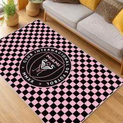 MLS Inter Miami Cf Soccer Team Logo Sport Carpet Area Rug Home Decor Gift IMCF74