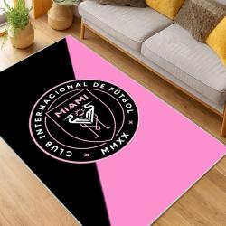 MLS Inter Miami Cf Soccer Team Logo Sport Carpet Area Rug Home Decor Gift IMCF77