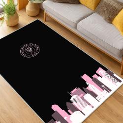 MLS Inter Miami Cf Soccer Team Logo Sport Carpet Area Rug Home Decor Gift IMCF78