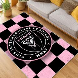 MLS Inter Miami Cf Soccer Team Logo Sport Carpet Area Rug Home Decor Gift IMCF79